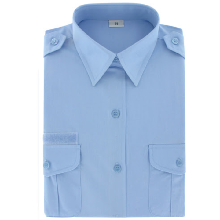 Chemise Manches Longues Bleu CIel