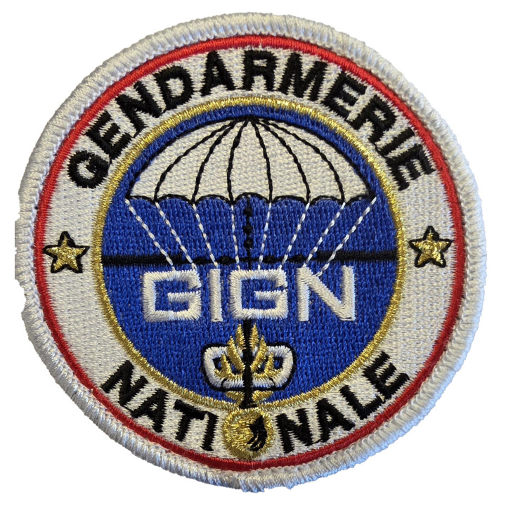 Ecusson GIGN rond