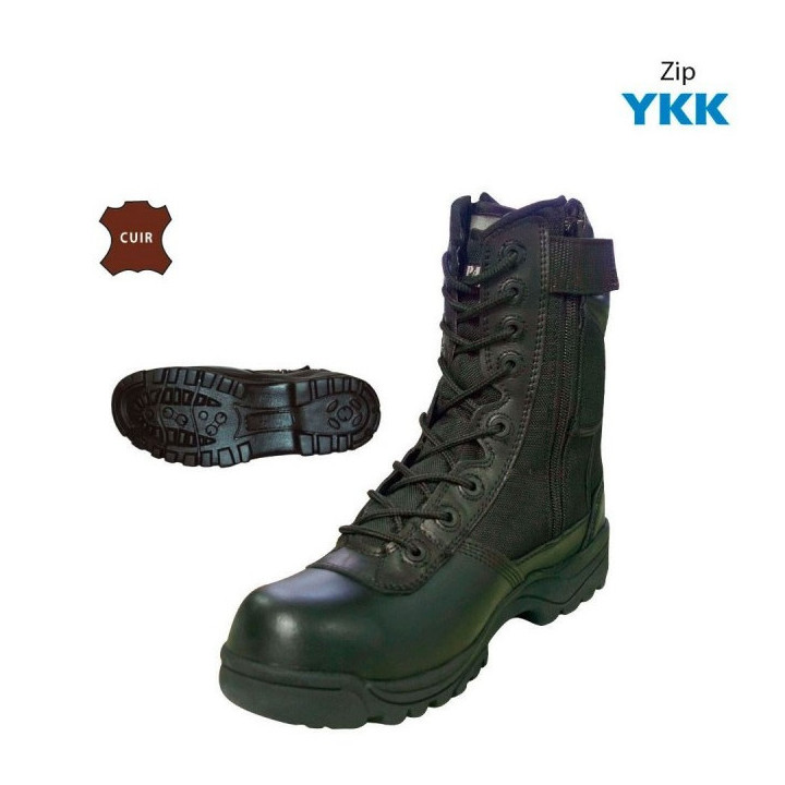 Rangers Chaussures intervention cuir  COQUEES - PATROL