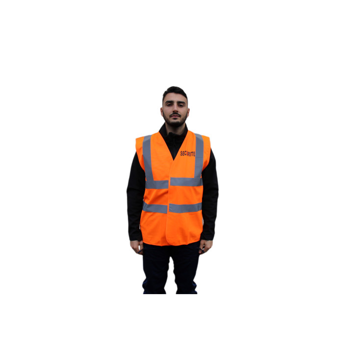 Gilet de sécurité orange EN 471 | Visibilité maximale - Ateq uniformes