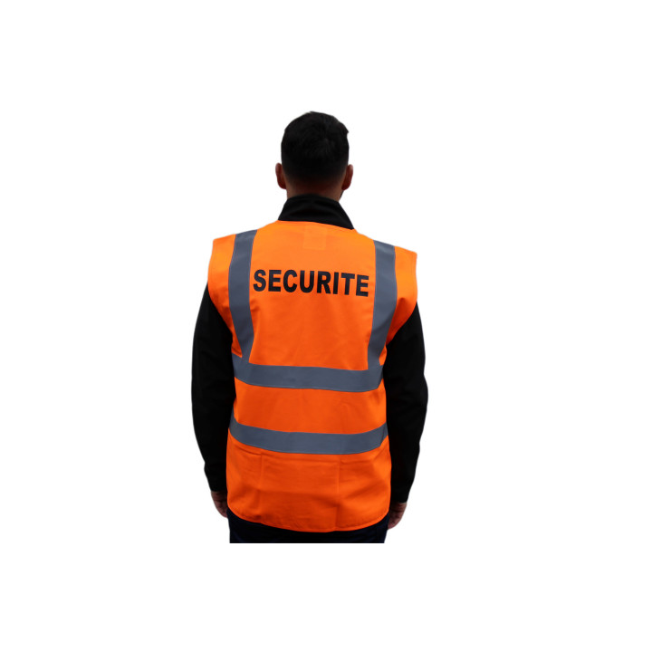 Gilet de sécurité orange EN 471 | Visibilité maximale - Ateq uniformes