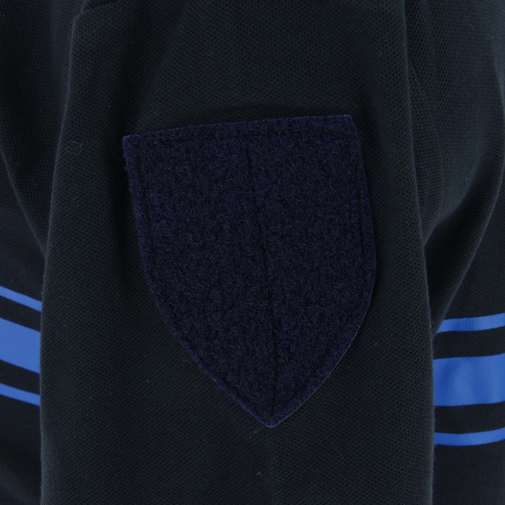 Polo PM col bouton manches courtes double face : Confort