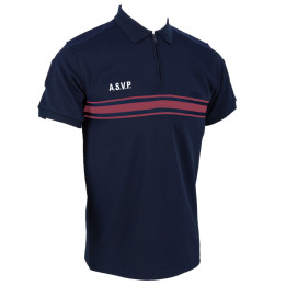 Polo sport ASVP MC B. Bordeaux | Élégance et confort Ateq Uniformes