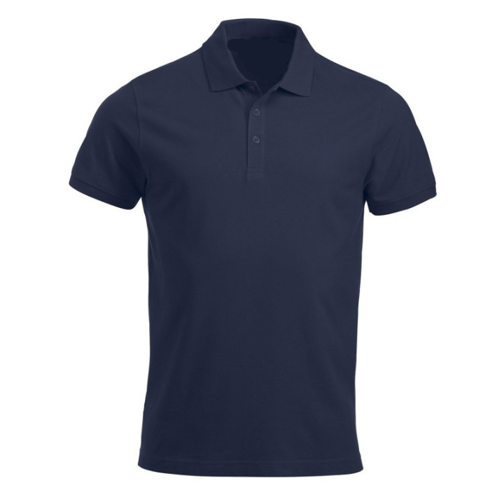 Location de polo coton marine uni avec velcro opposé cœur et dos