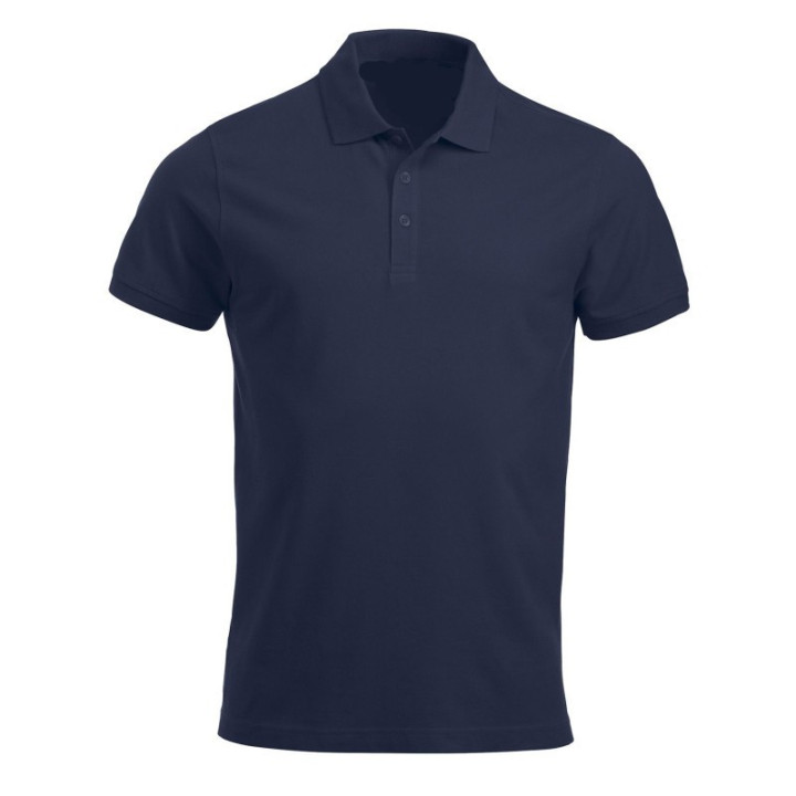 Location de polo coton marine uni avec velcro opposé cœur et dos