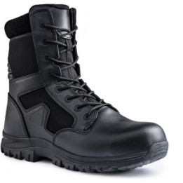 Chaussures coquées Sécu-One 8" zip TCP noir A10 - La protection optimale pour les professionnels de la sécurité