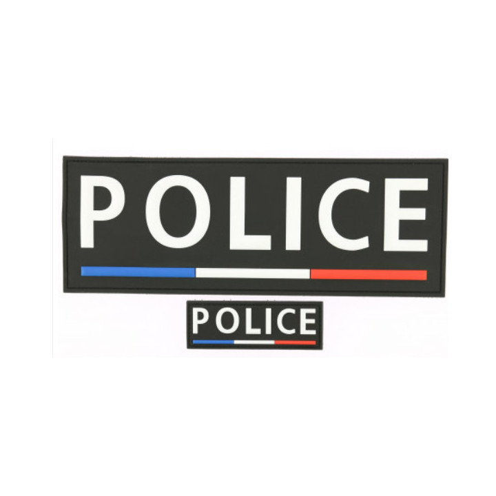 jeu de 2 bandeaux POLICE PVC pour la nouvelle housse