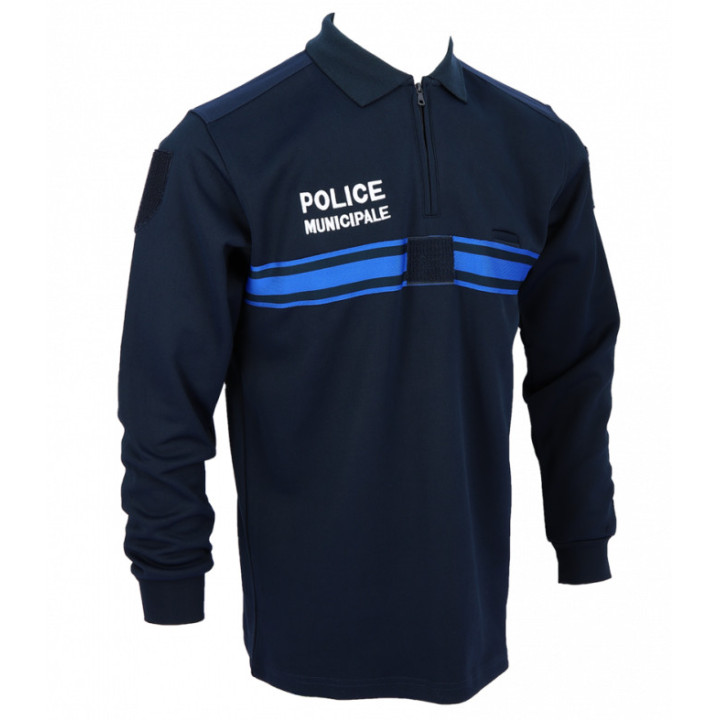 Polo Double Face zip Manches Longues : Confort et professionnalisme