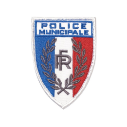 Ecusson brodé pour parka Police Municipale-élégance et reconnaissance