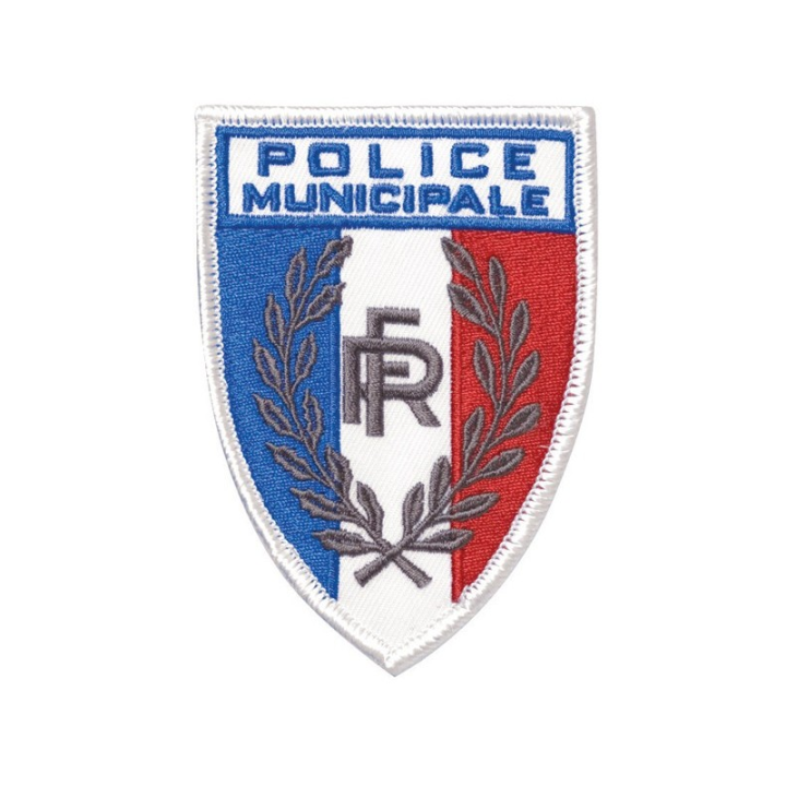 Ecusson brodé pour parka Police Municipale-élégance et reconnaissance