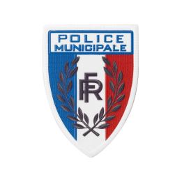 Ecusson Parka Police Municipale Plastifié - Identification officielle pour les agents de la police municipale
