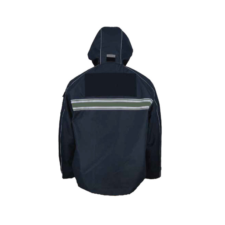Blouson tout temps bandes vertes FUSION - La protection idéale