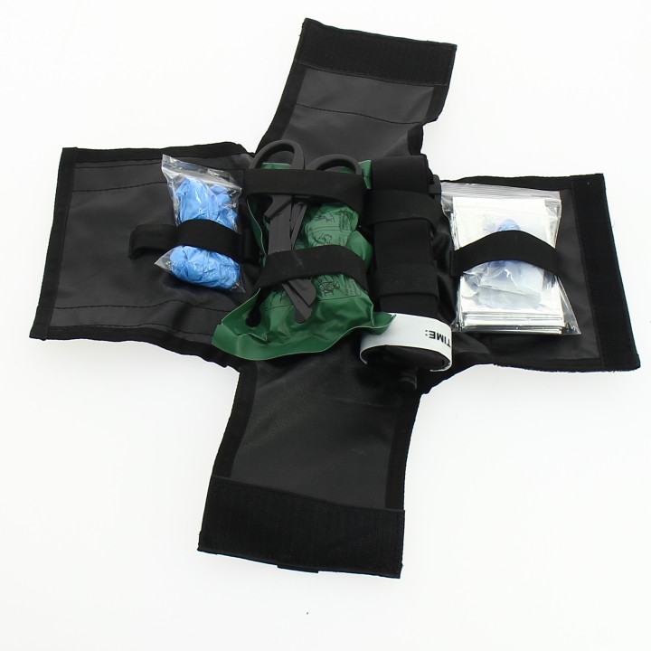 Trousse IFAK/KIT de premiers soins pour blessures par arme ambidextre