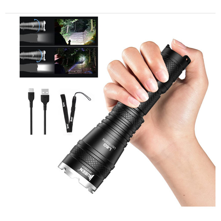 LAMPE WUBEN L60 | Lampe torche LED rechargeable 1200 lumens