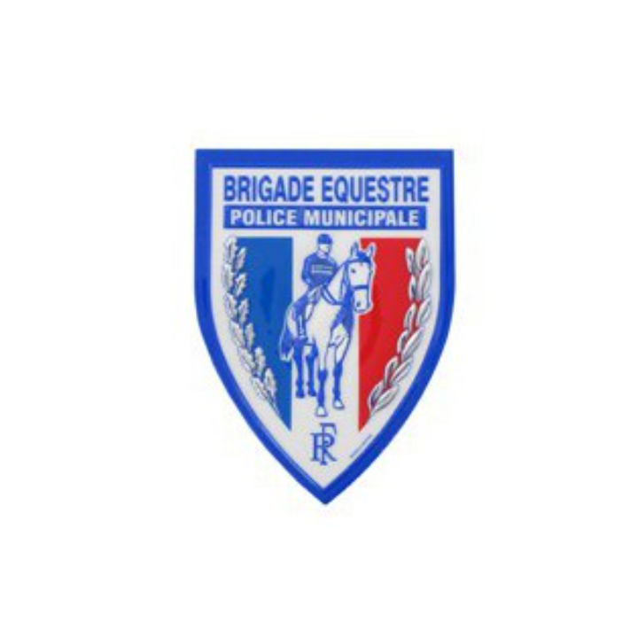 Ecusson Brigade Equestre - Identification distinctive pour les membres de la brigade équestre