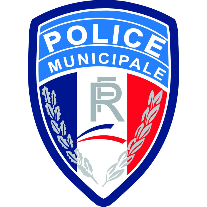 Ecusson plastifié PM - Identification officielle pour les membres de la Police Municipale