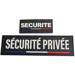 Jeu de 2 bandeaux Sécurité Privée