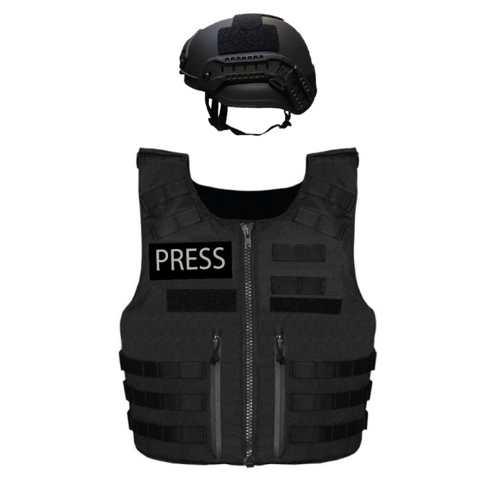 PACK gilet pare balles PRESS théatre de guerres