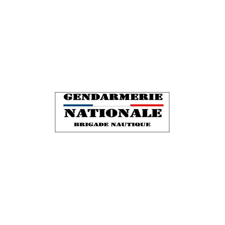 Bandeau Dorsal GN  Brigade Nautique