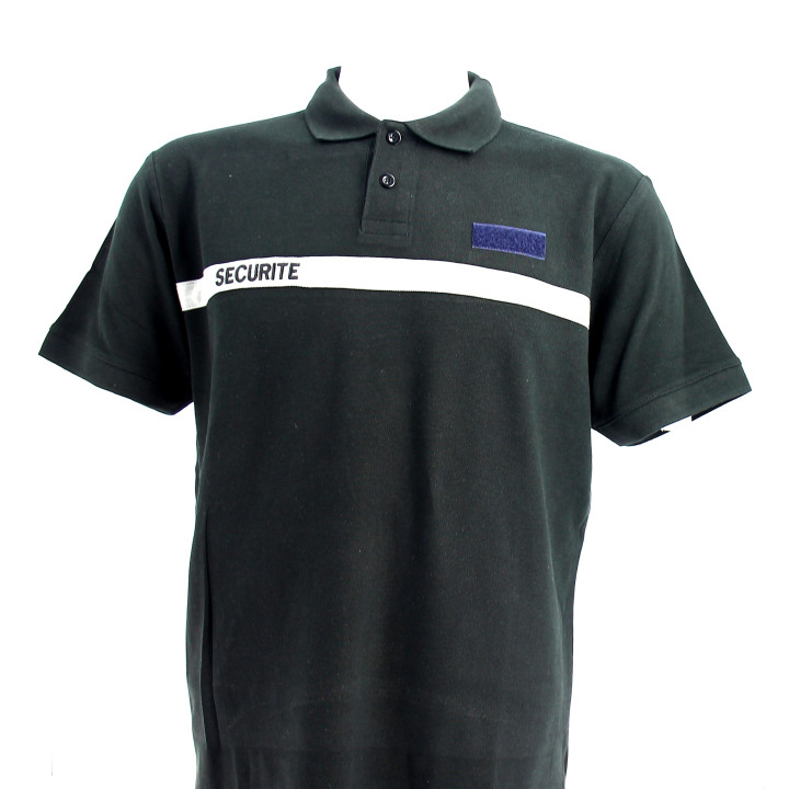 écurité manches courtes bande grise | Ateq uniformes