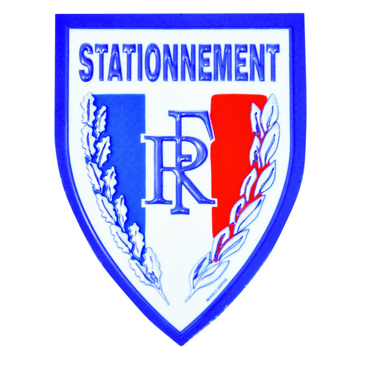 Écusson en Plastique pour le Stationnement - Identification.