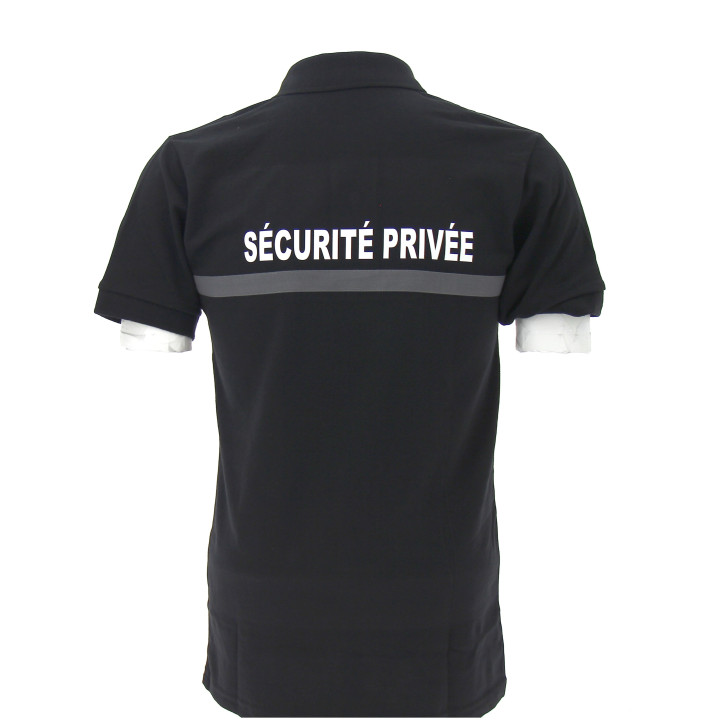 écurité manches courtes bande grise | Ateq uniformes