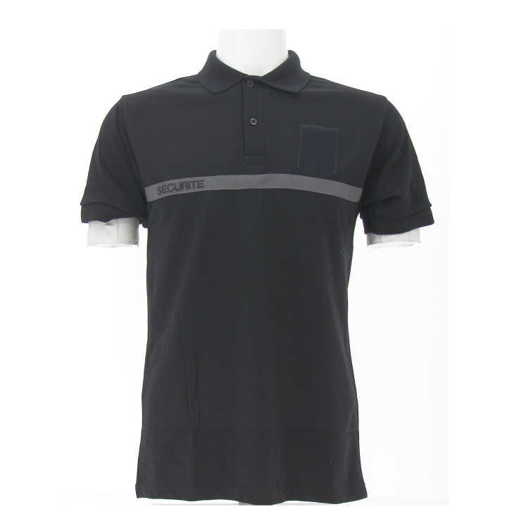 écurité manches courtes bande grise | Ateq uniformes