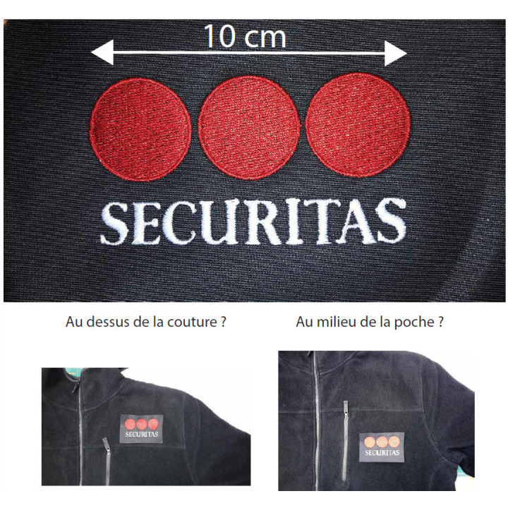 écurité manches courtes bande grise | Ateq uniformes