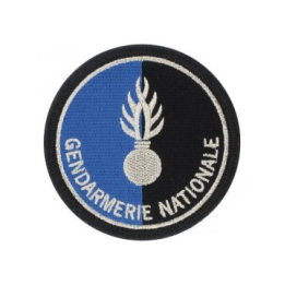 Achetez un écusson rond brodé de la gendarmerie nationale agréé