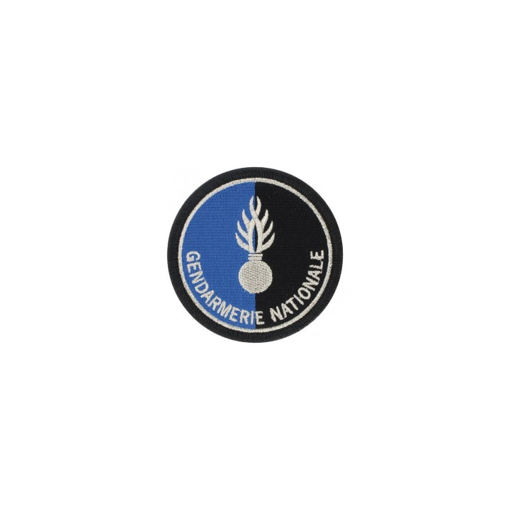 Achetez un écusson rond brodé de la gendarmerie nationale agréé