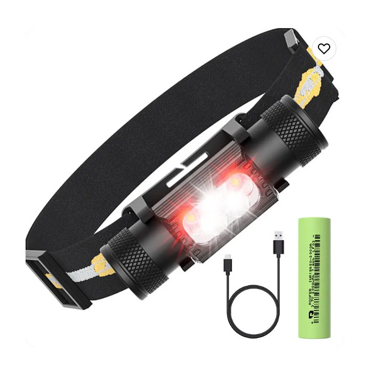 lampe frontale rechargeable 2100 lumens