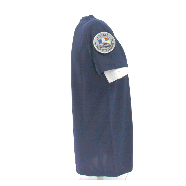 Polo Coolmax uni marine avec marquage personnalisé | Ateq uniformes
