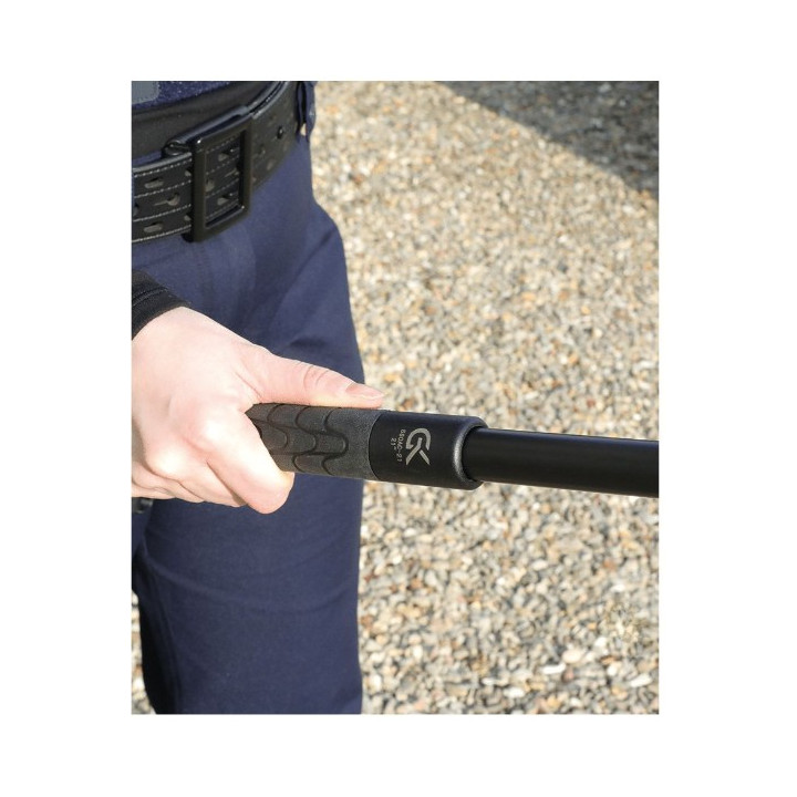 Baton télescopique ACIER 21 avec bouton poussoir GK