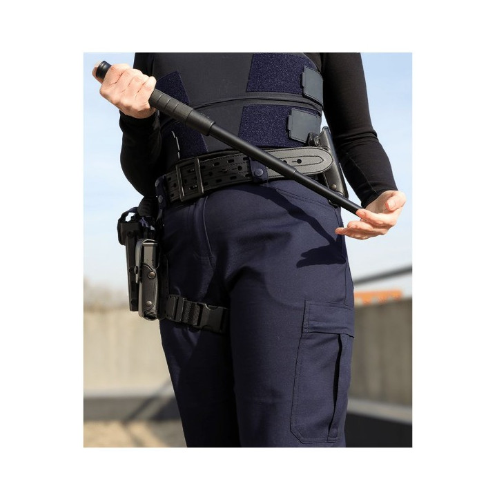 Baton télescopique ACIER 21 avec bouton poussoir GK