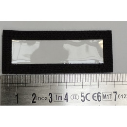 Support RIO / IDENTIFIANT  avec velcro Noir ATEQ