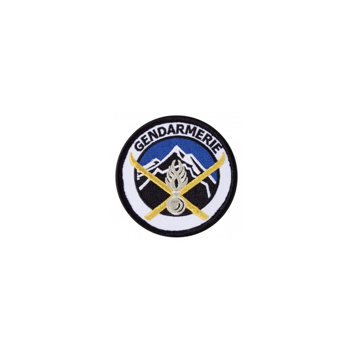 Ecusson brodé Gendarmerie de Haute Montagne : qualité et fiabilité
