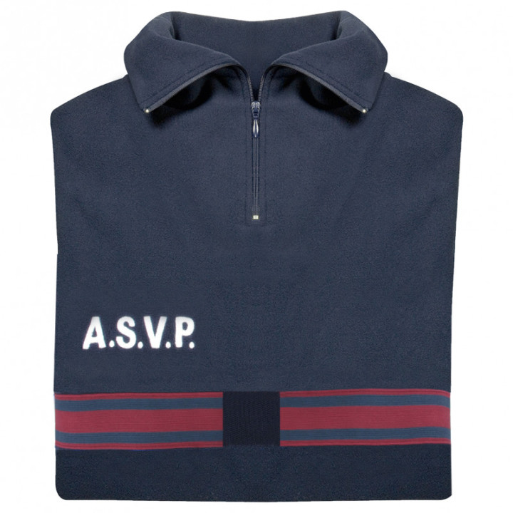 Chemise F1 Polaire ASVP Bandes bordeaux - Élégance et confort