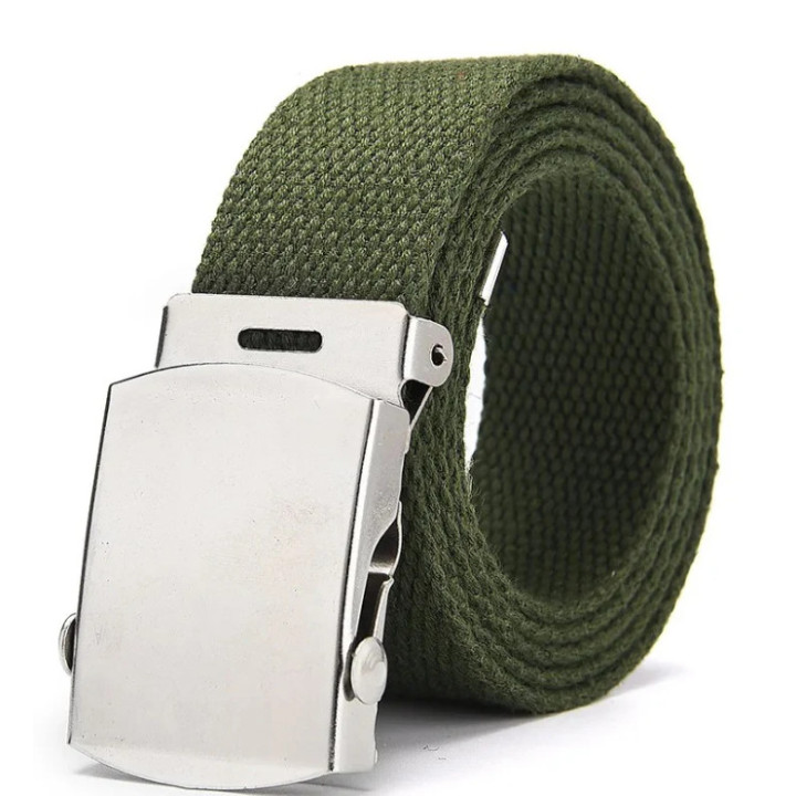 Ceinture Toile Bleu Marine 25 mm Réglable | Style et confort