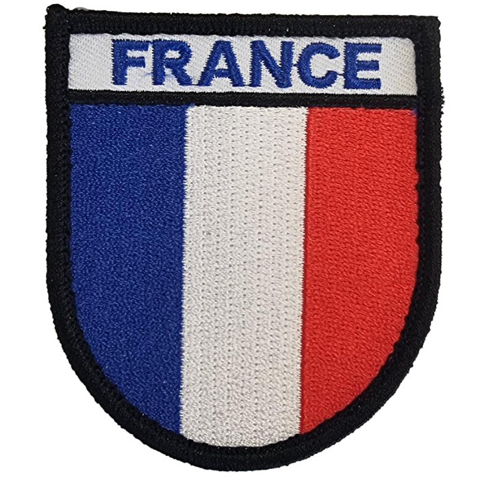 ECU BRODE FRANCE TRICOLORE - Livraison Rapide - Ateq uniformes.