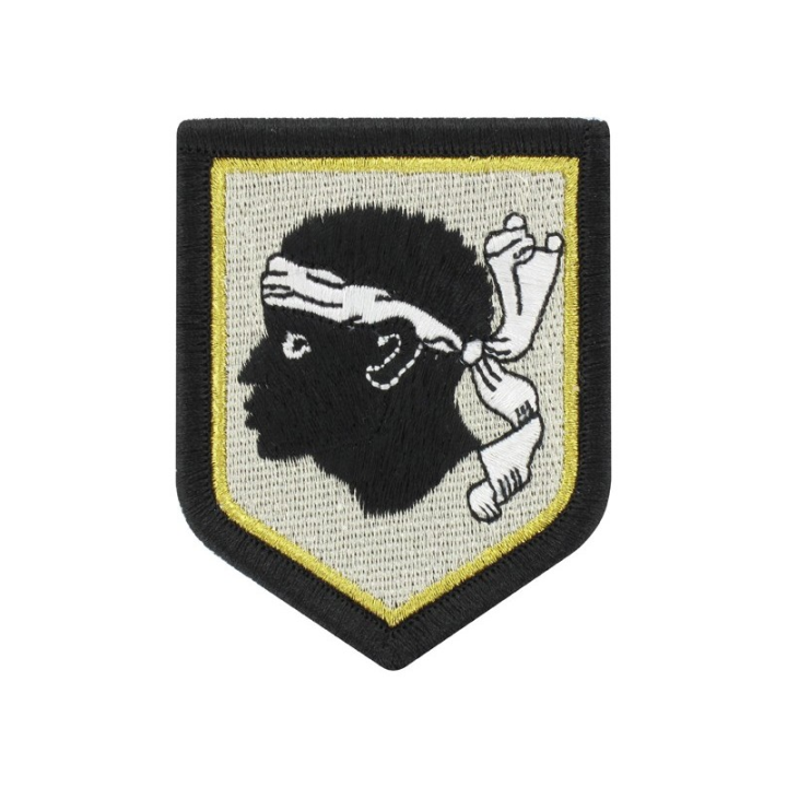 ECU BRODE CORSE - Symbole Traditionnel de l'Île de Beauté