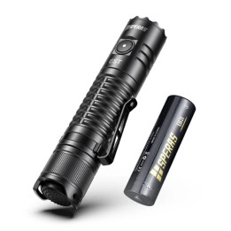 Lampe tactique de police 1200 lumens rechargeable :  Puissante