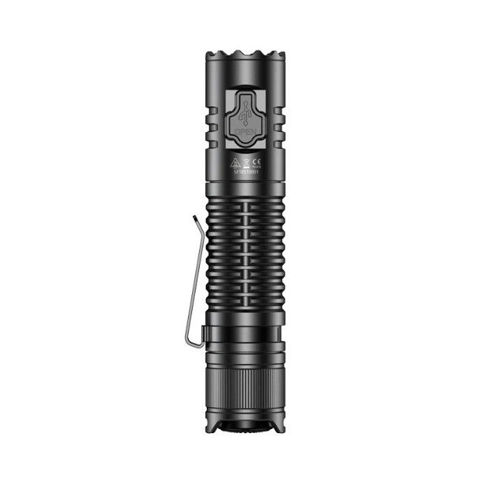 Lampe tactique de police 1200 lumens rechargeable :  Puissante
