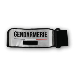 Ce brassard de police nationale avec emplacement RIO