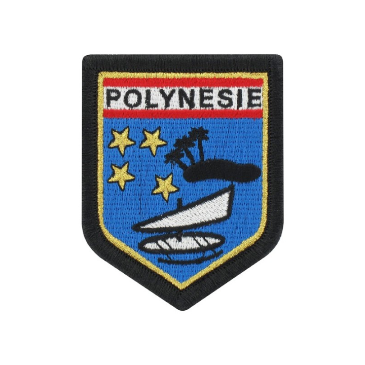 ECU BRODE POLYNÉSIE FRANÇAISE - Symbole Culturel de la Polynésie