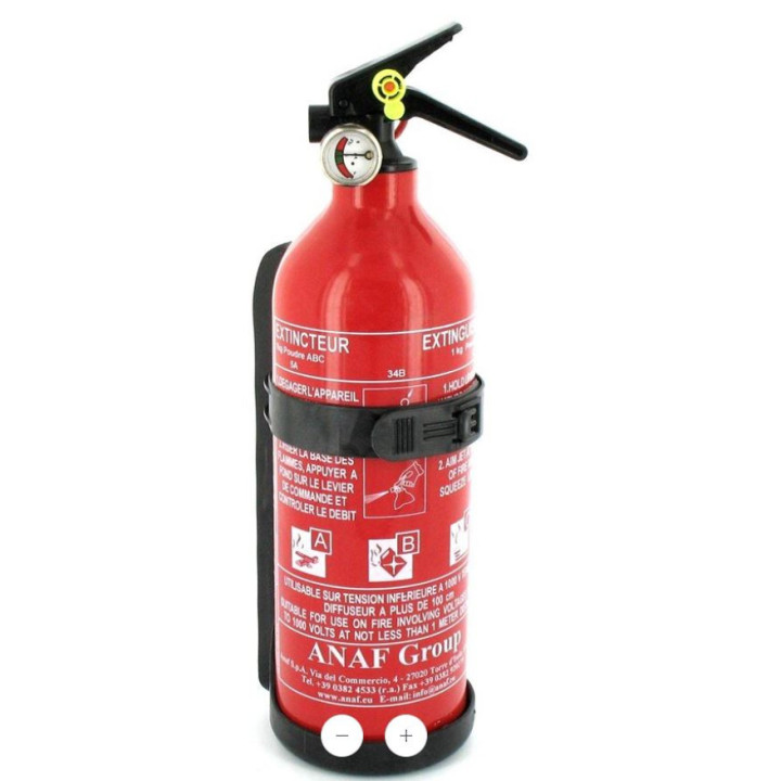 Extincteur 1 kg avec manomètre