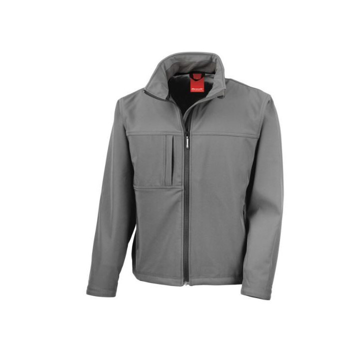 Softshell Sécurité Noir 3 Couches - Veste de travail. Ateq uniformes.