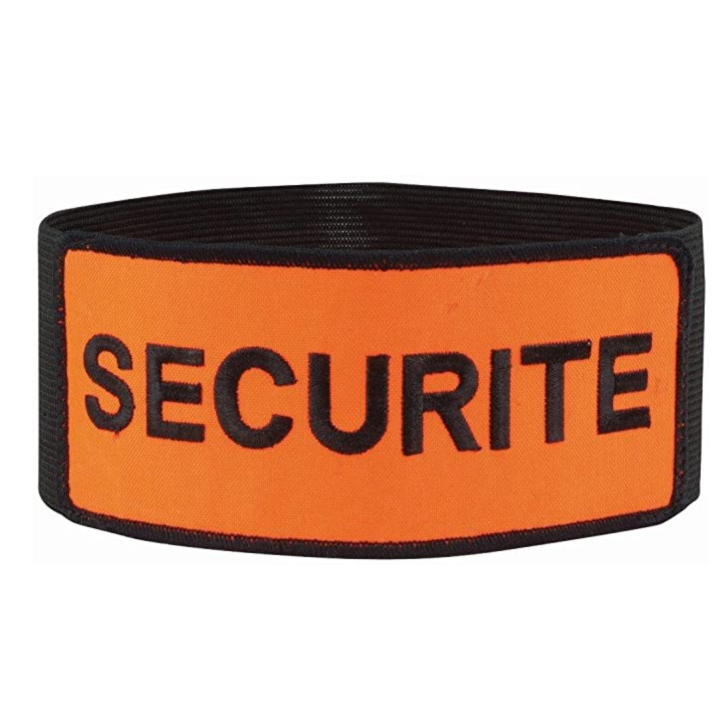 Brassard de sécurité : identification et protection. Réglable