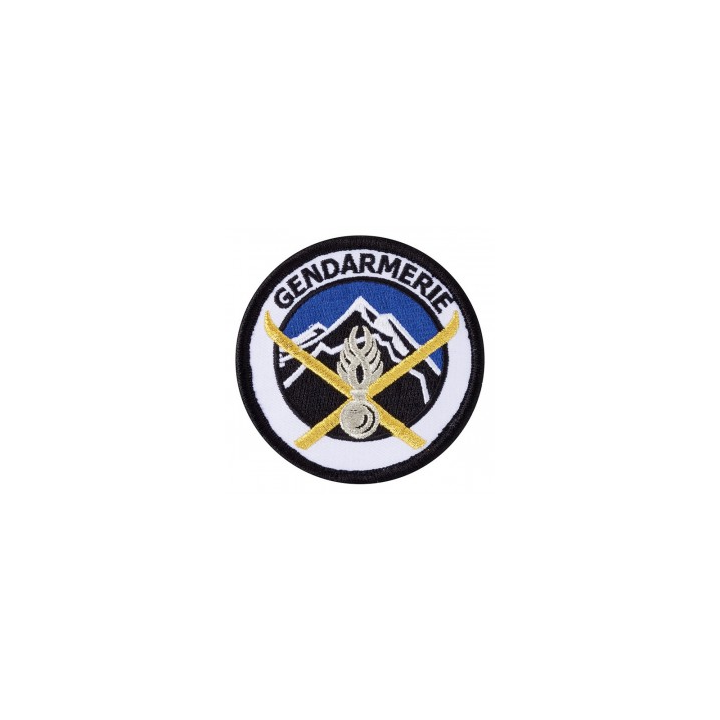 ECU PLASTIQUE GENDARMERIE DE HAUTE MONTAGNE