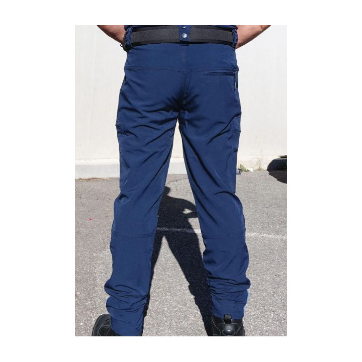 PANTALON INTERVENTION LEGER MAT BLEU FITTE POLICE MUNICIPALE