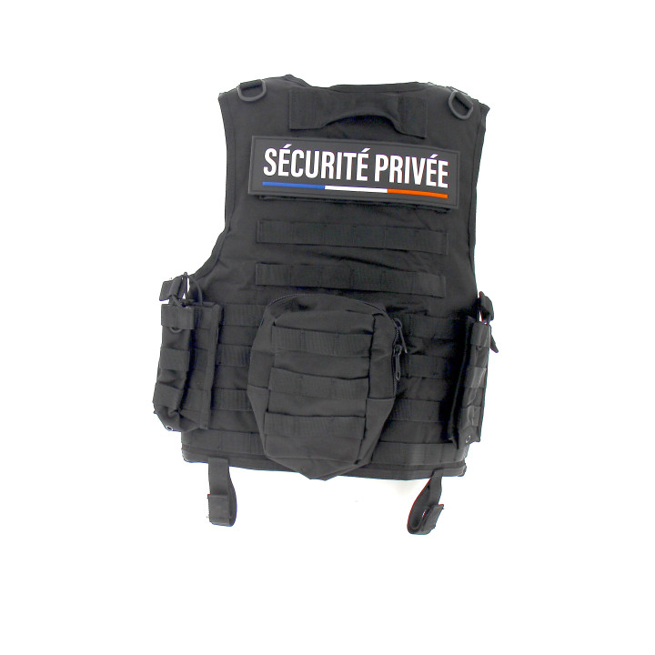 Gilet Pare Balles NIJ III A SECURITE PRIVEE COMPLET